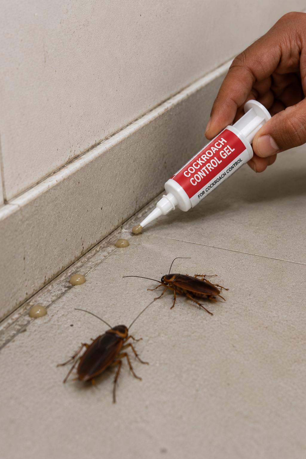 Cockroach control service - inspection and treatment process in Coimbatore