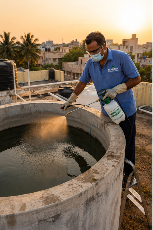Mosquito control service - breeding site management in Coimbatore