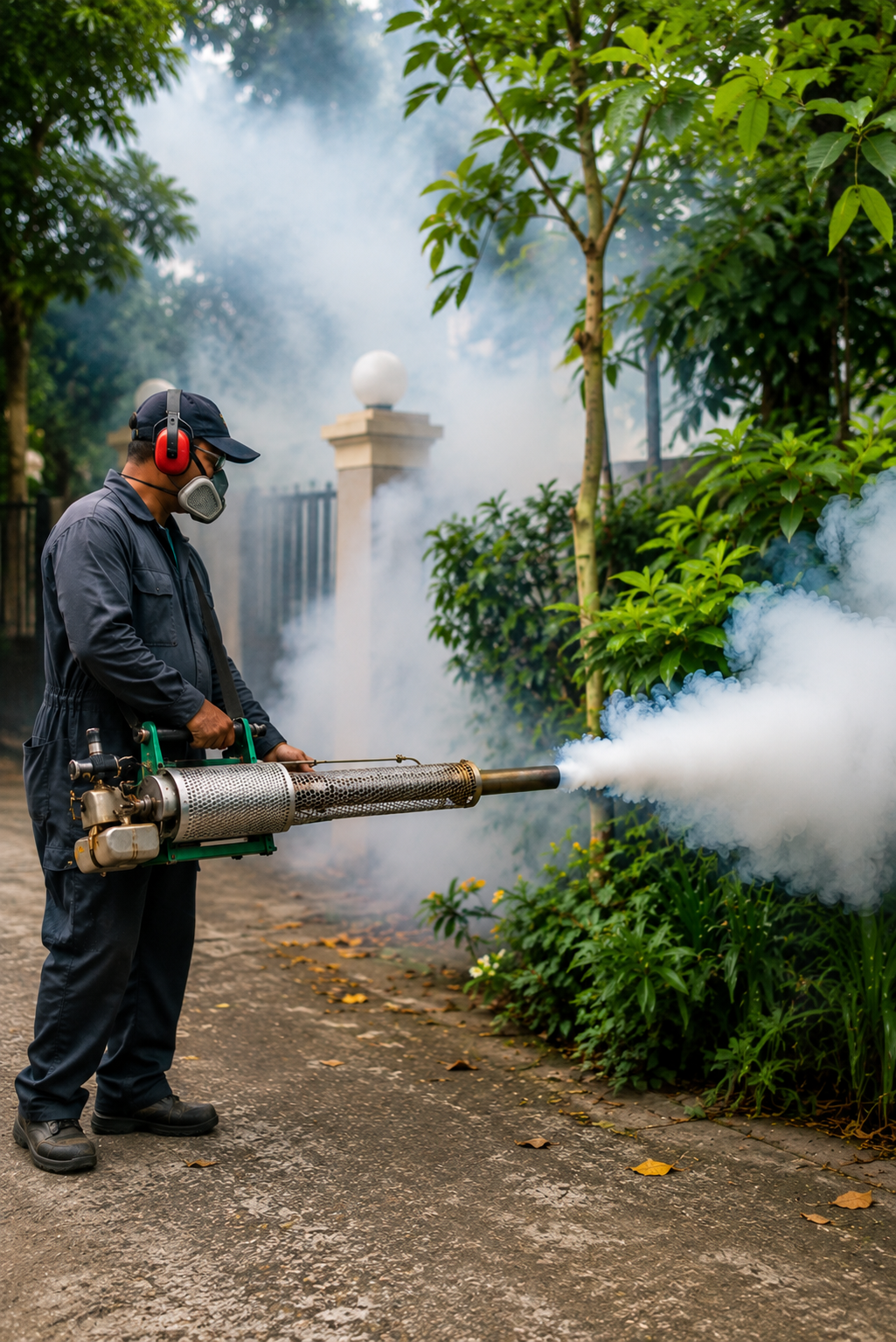 Mosquito control service - inspection and treatment process in Coimbatore