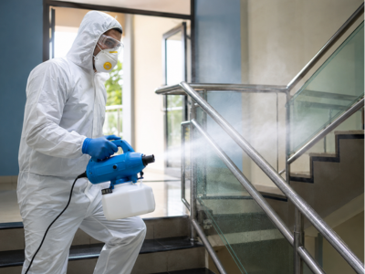 Germs spreading on surfaces
