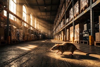 Professional rodent inspection in a Coimbatore warehouse